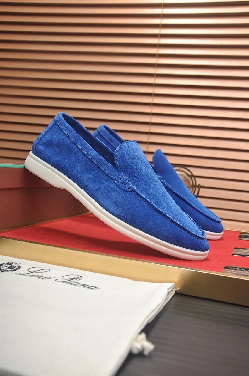 Men's shoes 💰400💶[𝐥𝐨𝐫𝐨 𝐏𝐢𝐚𝐧𝐚] [Couple model] High-end quality, affordable price, LP classic loafers, Italian treasure brand, the only brand that can match Hermès! Only after wearing it do we know that we can’t live up to our feet. Women’s code: 35-40 (customized sizes 34, 41, 42 are non-returnable) Men’s code: 38-44 (customized 45, 46, 47, 48 are non-refundable) Fabric: Customized imported cashmere Lining: Customized imported fetal cowhide Foot: Imported benzene-dyed calfskin Outsole: Exclusive original glass rubber outsole